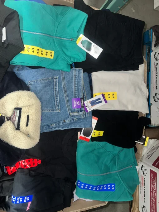 mixed clothing liquidation pallets europe