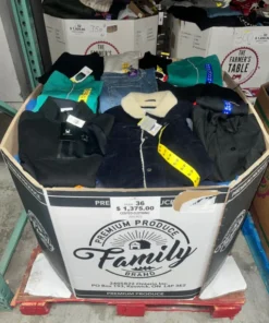 mixed clothing liquidation pallets europe