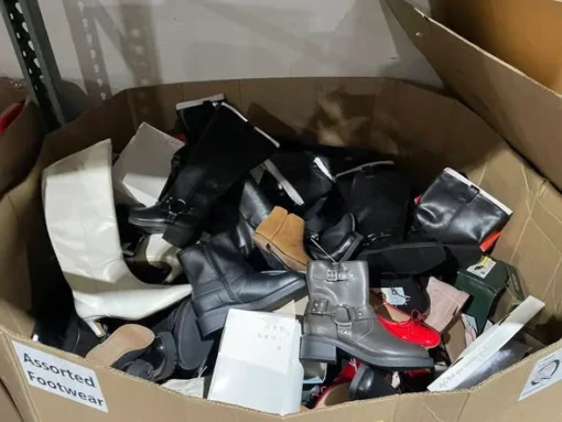 winter shoes returns pallets europe